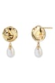 Lisa&Co. Cercei placati cu aur de 14K si decorati cu perle Femei