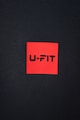 uFIT Tricou de bumbac cu decolteu la baza gatului Barbati