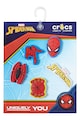 Crocs Джибиц Spiderman - 5 броя Момчета
