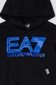 EA7 Худи с джоб кенгуру и лого Момчета