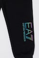 EA7 Памучен спортен панталон с лого Момчета