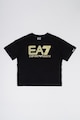 EA7 Памучна тениска с лого Момчета
