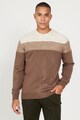 AC&Co Kerek nyakú texturált pulóver férfi