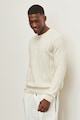 AC&Co Csavart kötésmintás gyapjútartalmú pulóver férfi