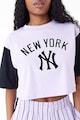 New Era New York Yankees ejtett ujjú crop póló női