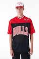 New Era Chicago Bulls mintás V-nyakú póló férfi