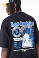 New Era LA Dodgers mintás bő fazonú póló férfi