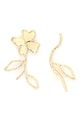 AVANT-GARDE PARIS Aszimmetrikus virág alakú fülbevaló női