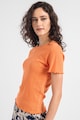 JdY Salsa perforált organikuspamut póló női