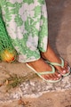 ROXY Tahiti VII flip-flop papucs mintás belső talppal női