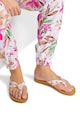 ROXY Papuci flip-flop cu garnituri cu imprimeu Paia V Femei