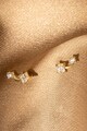 L'Instant D'or 9 karátos arany fülbevaló cirkóniával női