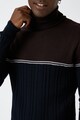 KOTON Garbónyakú colorblock dizájnos pulóver férfi