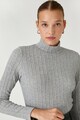 KOTON Texturált crop pulóver női