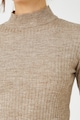 KOTON Рипсен пуловер с ниска яка Жени