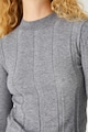 KOTON Kerek nyakú bordázott pulóver női