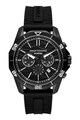 ARMANI EXCHANGE Szilikon szíjas chrono karóra férfi