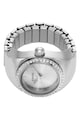 Fossil Часовник тип пръстен от неръждаема стомана с кристали Жени