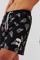 Karl Lagerfeld Strand rövidnadrág logómintával férfi