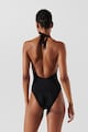 Karl Lagerfeld Egyrészes V-nyakú fürdőruha nyitott hátrésszel női