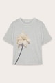 Motivi Тениска с овално деколте и флорална щампа Жени