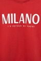 Mango Bluza de trening din bumbac cu imprimeu text Milano Fete