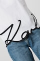 Karl Lagerfeld Топ от органичен памук с лого Жени