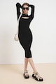 Karl Lagerfeld Рипсена миди рокля Жени