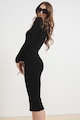 Karl Lagerfeld Рипсена миди рокля Жени