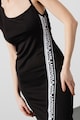 Karl Lagerfeld Aszimmetrikus midiruha logós részlettel női