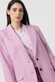 Karl Lagerfeld Уголемено сако с раздвоен ревер Жени