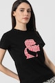 Karl Lagerfeld Kerek nyakú logós póló női