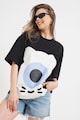 Karl Lagerfeld Bő fazonú mintás póló női