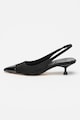 NINE WEST Pantofi slingback cu varf ascutit si toc kitten Work It Femei