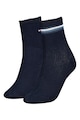Tommy Hilfiger Pamuttartalmú bordázott rövid szárú zokni szett - 2 pár női