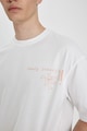 DeFacto Bő fazonú póló feliratos részlettel férfi