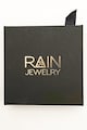 Rain Jewelry Colier cu obsidian si elemente de aur de 14K filat Femei