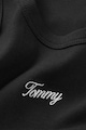 Tommy Jeans Топ с органичен памук с лого Жени