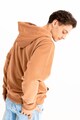 PORC Feliratos pamuttartalmú uniszex pulóver kapucnival férfi