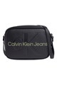 CALVIN KLEIN JEANS Geanta crossbody de piele ecologica cu logo Femei