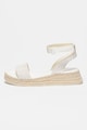 CALVIN KLEIN JEANS Espadrile wedge din piele intoarsa Femei