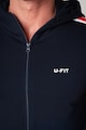 uFIT Спортен екип Moon с качулка и контрастни ленти Мъже