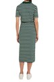 Tommy Hilfiger Rochie midi din amestec de bumbac organic cu model in dungi Femei