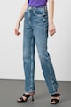 KARL LAGERFELD JEANS Magas derekú straight fit farmernadrág női