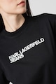 KARL LAGERFELD JEANS Logós organikuspamut póló női