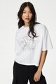Marks & Spencer Тениска с овално деколте и флорален принт Жени