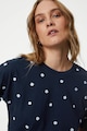 Marks & Spencer Памучна тениска с флорална бродерия Жени