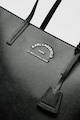 Karl Lagerfeld Geanta shopper de piele cu aplicatie logo metalica Femei