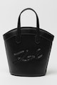 Karl Lagerfeld Кожена чанта Signature с релефно лого Жени