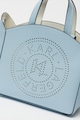 Karl Lagerfeld Кожена шопинг чанта Circle с лого от перфорации Жени
